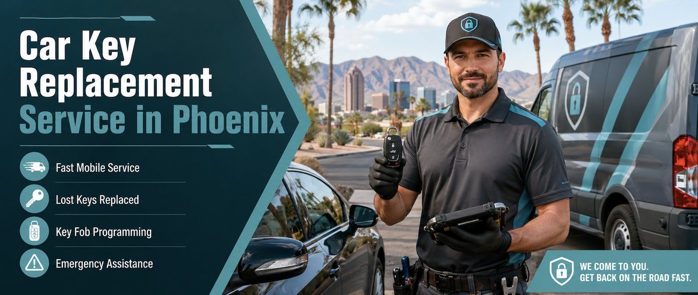 Car key replacement and cutting in Phoenix